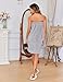 Ekouaer Women's Towel Wrap Soft Lightweight Shower Wrap Absorbent Spa Body Wrap Bath Robe with Velcro