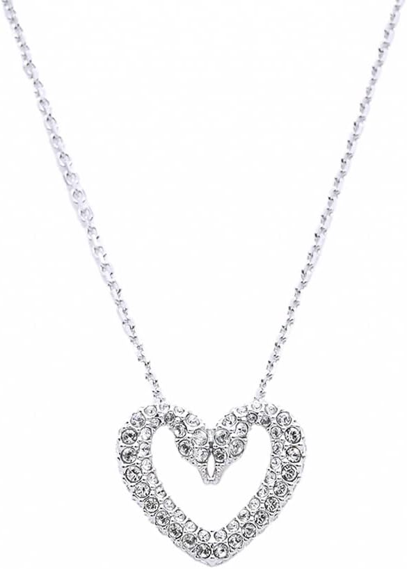 スワロフスキー レディース ネックレス ウナ ハート S シルバー 5625533
