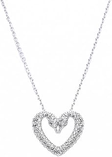[スワロフスキー] ネックレス レディース Una ハート S シルバー 5625533 [並行輸入品]