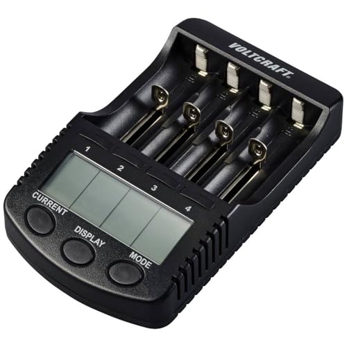 VOLTCRAFT CC-2 Rundzellen-Ladegerät NiMH, NiCd, LiIon Mignon (AA), Micro (AAA), Baby (C), Sub-C, 26650, 26500, 18650, 1