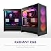 NZXT Kraken Core 360 RGB - AIO CPU Liquid Cooler - 360 mm Radiator - 360 mm Single-Frame Fan - Compatible with AMD® AM5/AM4 & Intel® LGA 1851/1700/1200/115X - Black