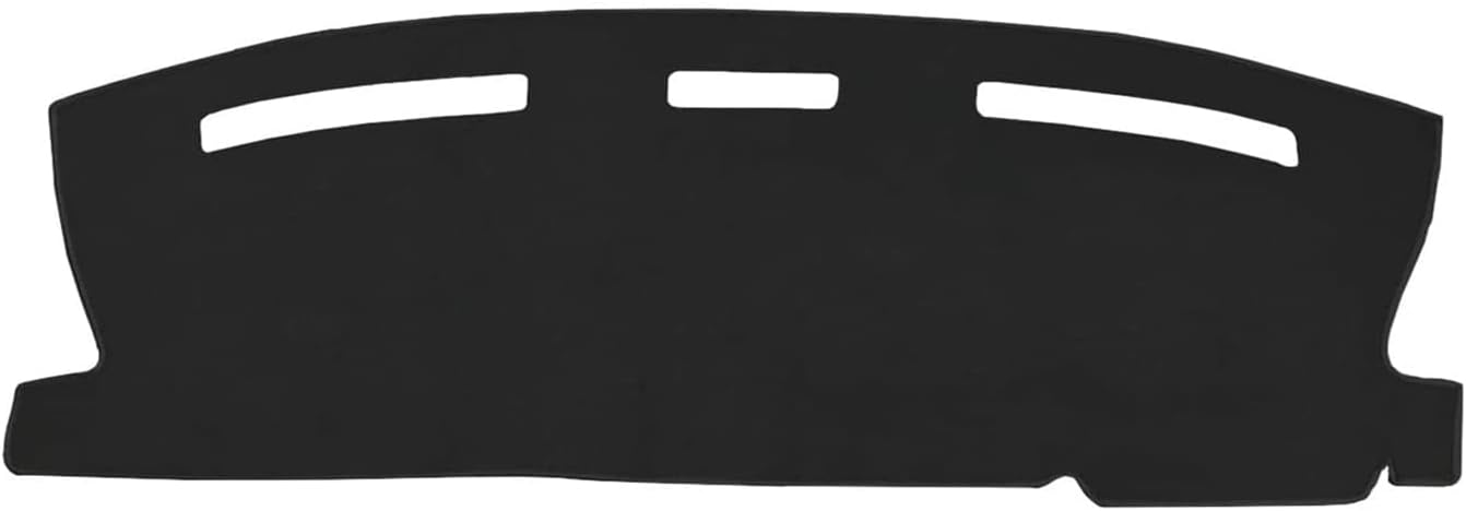 C.P.R. Carpet Dash Cover Compatible with Chevy Express Van 2017-2022 Dashboard Cover Mat No Trays (Black)