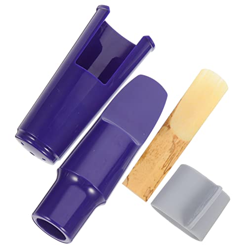 Milisten 2 Sets Mouthpiece Alto Saxophone Wood Helmet Clarinet #TOP1
