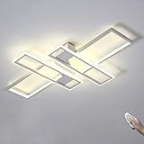 DIMMBAR: LED-deckenleuchte mit fernbedienung funktionen zum einstellen der farbtemperatur (3000K-6500K) und helligkeit (5%-100%), entsprechend ihrer bedürfnisse anpassen, die farben können von warmweiß bis weißes licht, eingestellt werden. sie können das licht einstellen, das sie mögen.