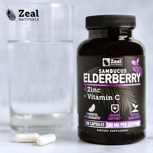 Zeal Naturals Max Strength Elderberry Capsules