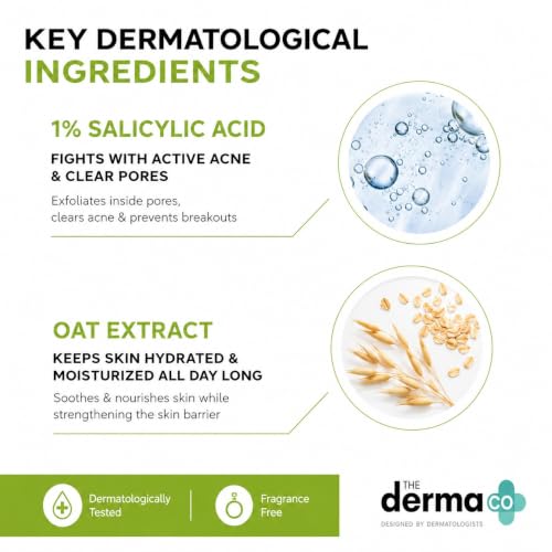 The Derma Co 1% Salicylic Acid Oil-Free Moisturizer 50g - Image 4