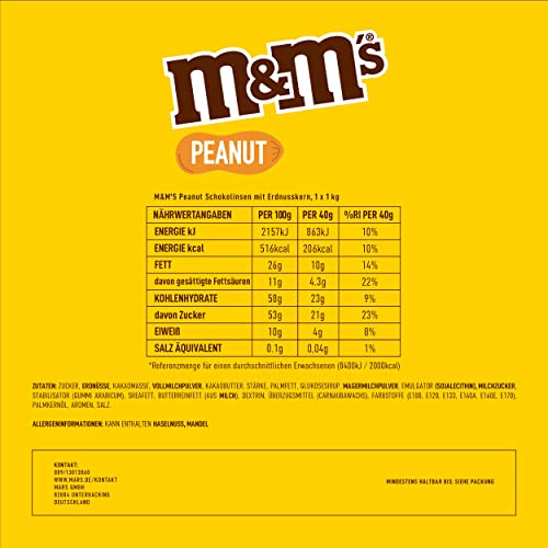 ideal für Food-Fans. - Detailansicht von M&M’s Peanut Großpackung Test 2026 – Dealfoxx.de