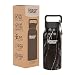 Healthy Human Marble Collection Insulated Stainless Steel Water Bottle Stein - Cold 24 Hours/Hot 12 Hours - Double Walled Vacuum Flask - 40 oz Black Onyx