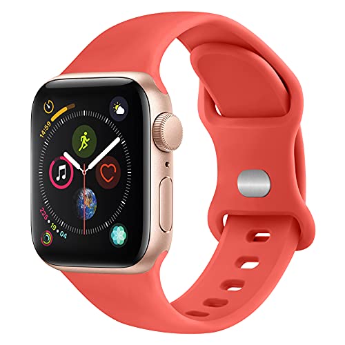 Tobfit Straps Compatible with Apple Watch Series 10 9 8 7 6 5 4 3 2 1 SE Ultra Women & Men(Only Strap, No Watch), Silicone Band for iWatch 46mm 45mm 44mm 42mm 49mm 41mm 40mm 38mm