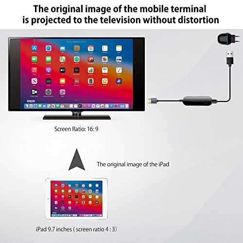 dibdib iOS Wireless HDMI Display Adapter (iOS only), Streaming Device for All iPhone Models to TV, HD Video and Audio Sync, Streaming Mirroring YouTube Tiktok to TV, Not Support Netflix by dibdib - Image 5