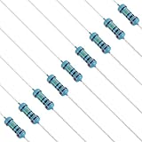PATIKIL 2M Ohm Resistor, 120Pcs 1/4W(0.25Watt) Metal Film Fixed Resistor Kit 1% Tolerance Multiple Values of Resistance Optional for DIY Electronics Projects Computer TV Circuit Board