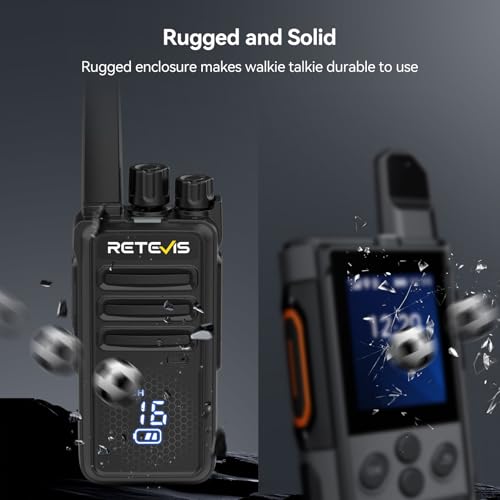 Image of Retevis RT68H 2 Way Radio Long Range,Rechargeable Walkie Talkies for Adults
