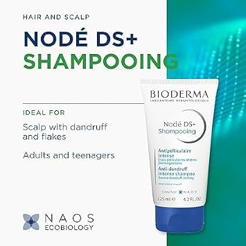 Bioderma Node DS+ Anti Dandruff Shampoo for Itchy Flaky Scalp Duo 2x125ml