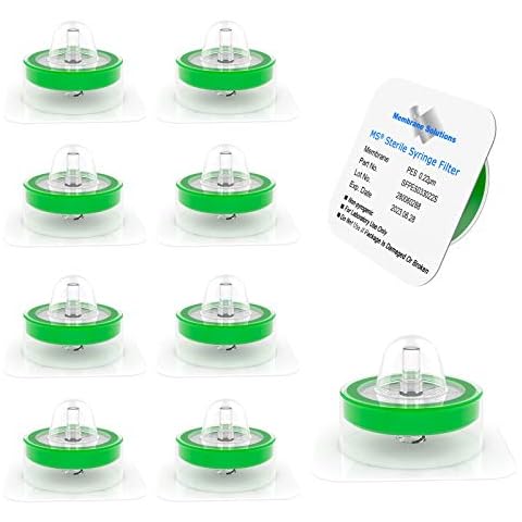 Membrane Solutions Sterile PES Syringe Filters Cover