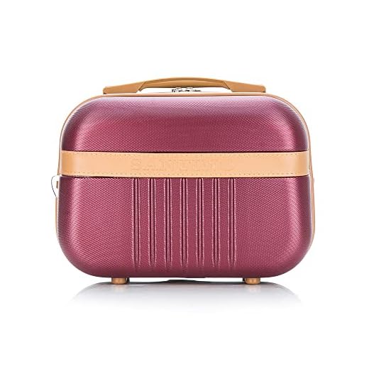 Frasqueira Athena Rigida Santino Abs cor:bordo