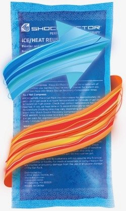 Miniatura 3 de Shock Doctor 752-01-30 ICE Recovery - Tobillera de compresión para adultos, color negro, LXL