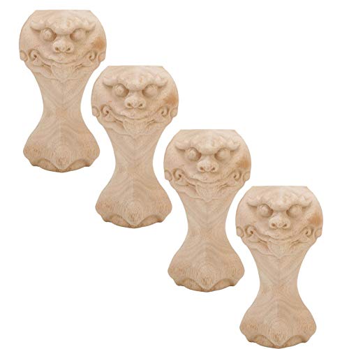 Meubels Houten poten Rubberhouten meubelaccessoires voor bankaccessoires - Afbeelding 3