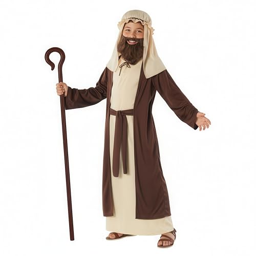 Morph Saint Joseph Costume For Kids, Biblical Costumes For Boys, Bible Costume For Children, Religious Dress-Up, Small