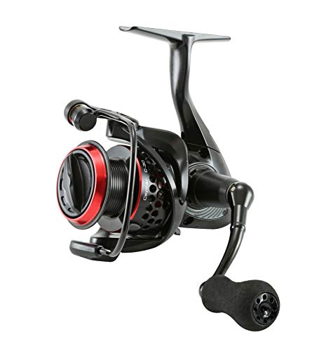 okuma Ceymar Lightweight Spinning Reel- C-30, Black/Red by OKUMA - Used condition - US$54.51