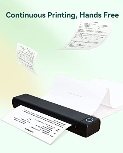 Thermal Printing Paper 8.5X11 - Colorwing Continuous Folding Paper Compatible For Hprt Mt800 Mt800Q Phomemo M08F And Brother Pj762 Pj763Mfi Portable Printers, Us Letter Size (100 Sheets) #TOP3