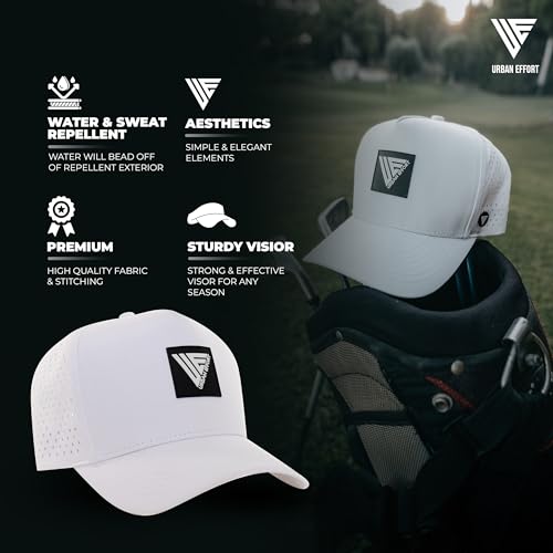 Image of Urban Effort Specialty Mens Snapback Hat - Curved Brim A Frame Adjustable Trucker Cap for Men and Women