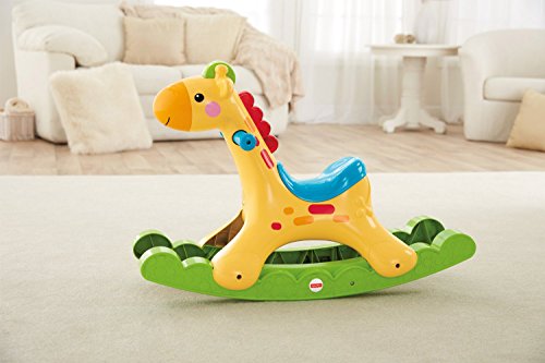 Mattel BBW07 - Fisher-Price, Schaukel-Giraffe, mit Licht und Soundfunktionen – Bild 7