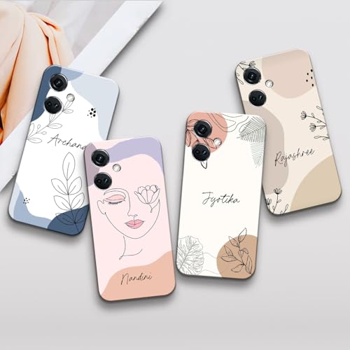 Image of COLORflow Back Cover Compatible with OnePlus Nord CE 3 5G | Aesthetic Name Color Customized Back Cover Compatible with OnePlus Nord CE 3 5G