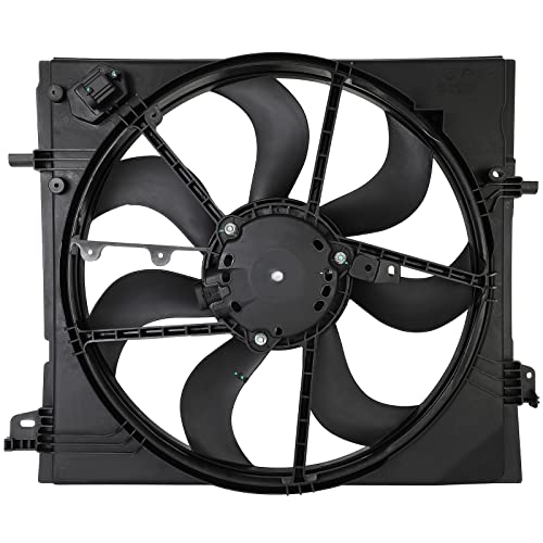ROADFAR Engine Cooling Fan Assembly Compatible with 2017-2019 for Nissan Rogue Sport 2.0L