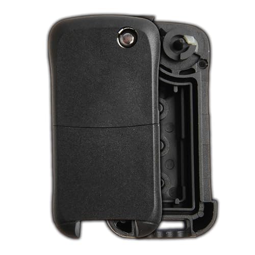 Boîtier clé voiture flip pliante pour KeylessOption télécommande coque universelle