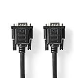 Couleur : noir NEDIS Câble VGA mâle - VGA femelle 2 m Noir