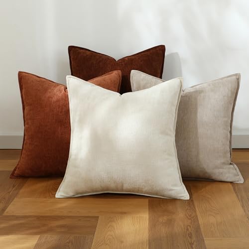 Stellhome Set of 4 Fall Decorative Throw Pillow Covers Accent