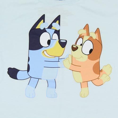 Bluey Girl's Dancing Bluey and Bingo Kids Graphic Tee Crewneck Short Sleeve T-Shirt2