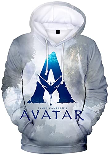 NIUHE Hombre Sudadera con Capucha Avatar 3D Manga Larga Hoodie Camisa de Entrenamiento Casual...