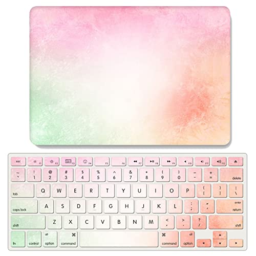 Cas pour MacBook Pro 16 A2141 Protection Clavier Hard Shell Case Rainbow Aurora C