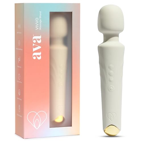 Image of Ava Vibrator Sex Toys - Battery Life 6 Hours | Water Resistant Body Safe Silicone | Clitoral Vibrators Couples Sex Toy with Multi Patterns & speeds Vibrator for Women - Premium Beige