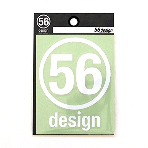 56design �J�b�e�B���O�X�e�b�J�[ �T�[�N�����S80 White 90-1333-001-015