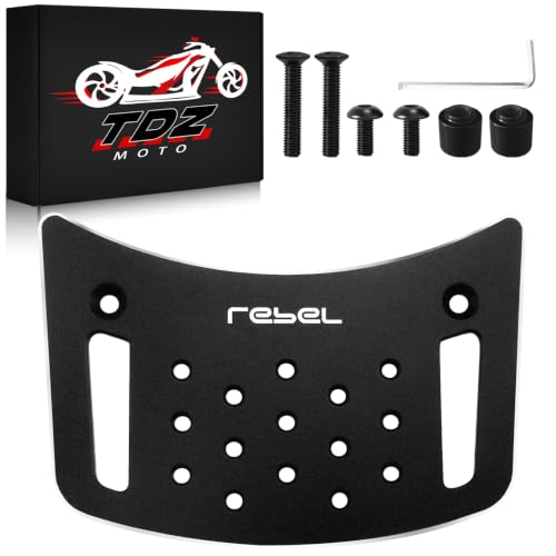 TDZ Rear Cargo Rack Tail Light Expansion Board Decorative Guard for Honda Rebel 1100 DCT Rebel 300 500 CMX 300 500 1100 2021-2024