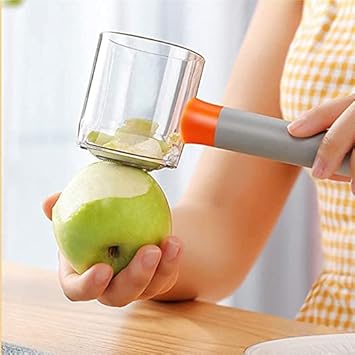 Storage Peeler, Peeler with Trash Can, Hand Peeler for Fruit and Vegetables Collects Cup Peeler Shredder Peeler Slicer Kitchen Vegetables Peeler with Container.