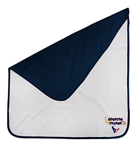 NFL Newborn "Lil Kicker" Blanket, Houston Texans, Deep Obsidian, 1 Size