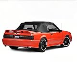 Compatible with Ford Mustang Convertible Soft Top Replacement & Glass Window Vinyl 1991-1993
