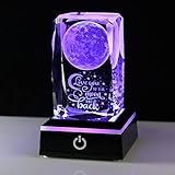 Gifts for Mom from Daughter Mothers Day - Anniversary Wedding Gifts for Couples Her Crystal Engrave I Love You to The Moon and Back Gifts - Unique Birthday Valentines Gifts Her Girlfriend MOM