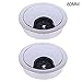 MOOIOO Desk Hole Cover Table Cable Grommet, 2 Pcs Zinc Alloy Desk Wire Hole Cover Base Computer Grommet Table Cable Outlet Port Surface Line Holder 50/53/60/80mm(A,60mm)(A,60mm)