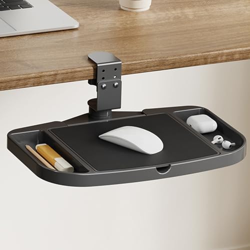 Organiseur de bureau avec clip réglable en acier robuste noir