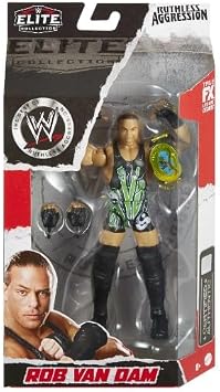 WWE Elite Collection Ruthless Aggression Series Articulated Wrestling Action Figures Rob Van Dam RVD