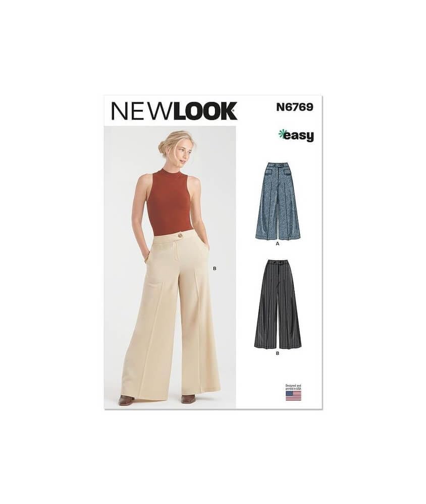 Pantalon femme NEW LOOK UN6769A coupe ajustée et extensibilité du 38 au 50