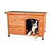 TRIXIE Pet Products Dog Club House, Large,Glazed Pine,40.75x26.75x28.25 Inch (Pack of 1),39552