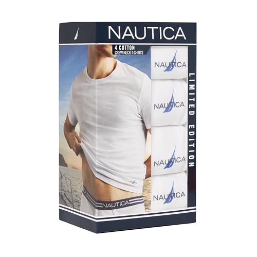 Nautica Men's 4-Pack Cotton Limited Edition Crew Neck T-Shirts2