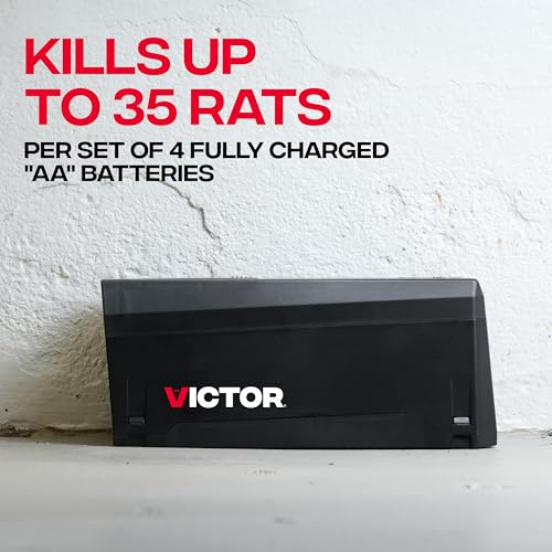 Victor M241B Indoor Electronic Humane Rat and Mouse Trap - No Touch, No See Electric Rat and Mouse Trap