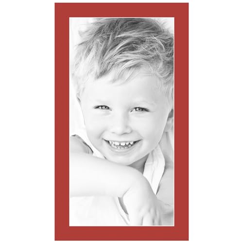 12x24 Deep Red/Deep Red Custom Mat for Picture Frame with 8x20 Opening Size (Mat Only, Frame NOT Included) - 3 Pack