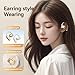 YAWYORE Open Headphones, True Wireless Headphones, 5.3 Bluetooth Sports Earbuds for Long Time Playback, with Digital Display, Long Lasting Comfort, Clear Calling for Driving Workout (Complexion)